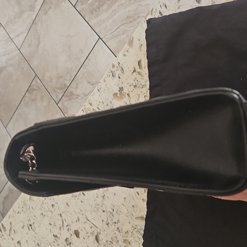 Yves Saint Laurent Black Envelope in Matelasse Lambskin - EUC - Picture 7 of 16